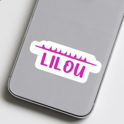 Autocollant Lilou Bateau à rames Notebook Image