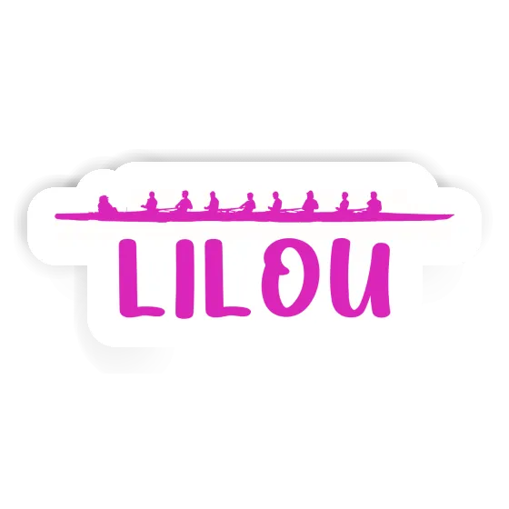 Autocollant Lilou Bateau à rames Image