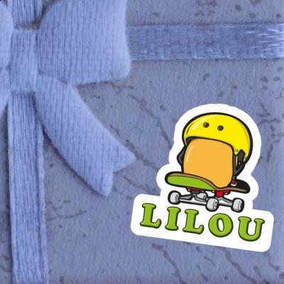 Autocollant Lilou Œuf de skateboard Notebook Autocollant Lilou Œuf de skateboard Gift package Image