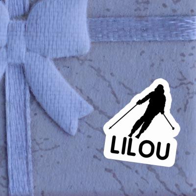 Lilou Autocollant Skieuse Notebook Lilou Autocollant Skieuse Notebook Image