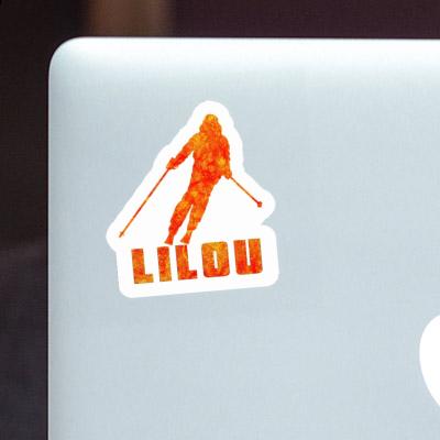 Aufkleber Skifahrerin Lilou Laptop Aufkleber Skifahrerin Lilou Laptop Image