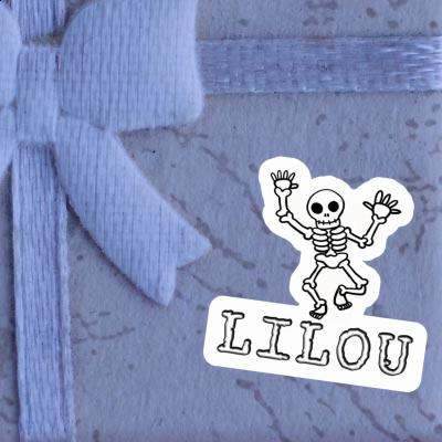 Lilou Sticker Skeleton Notebook Lilou Sticker Skeleton Gift package Image