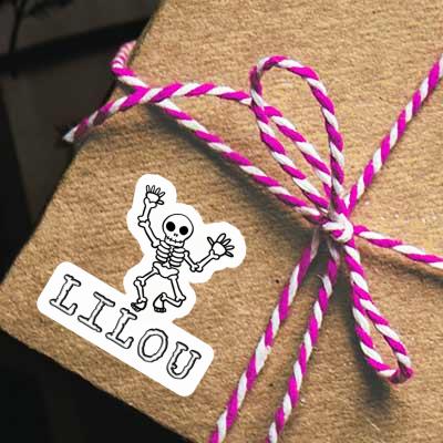 Lilou Sticker Skeleton Notebook Lilou Sticker Skeleton Notebook Image