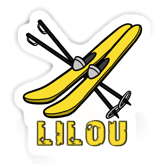 Lilou Aufkleber Ski Lilou Aufkleber Ski Image