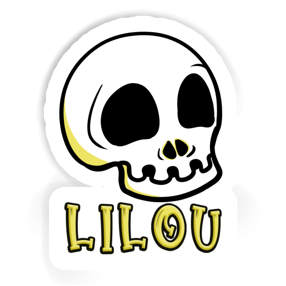 Sticker Skull Lilou Notebook Sticker Skull Lilou Gift package Image