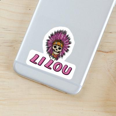 Autocollant Lilou Femmes Crâne Autocollant Lilou Femmes Crâne Image