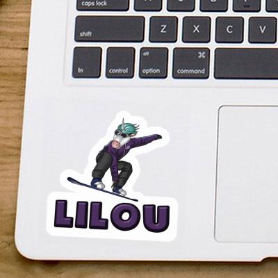 Sticker Snowboarderin Lilou Sticker Snowboarderin Lilou Image
