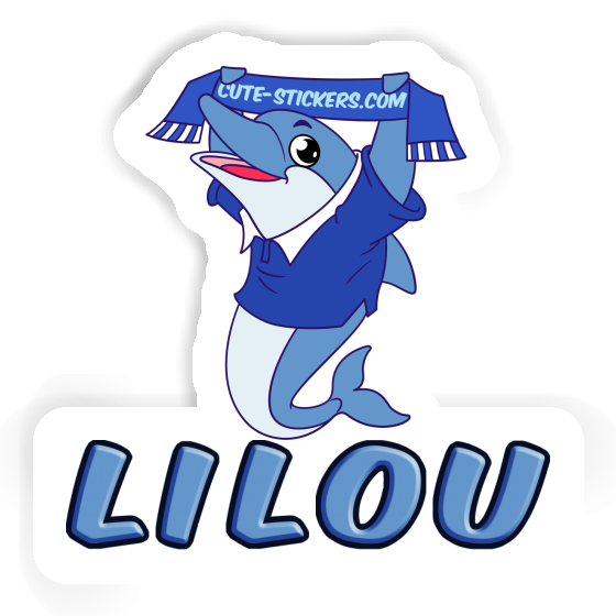 Lilou Sticker Dolphin Notebook Lilou Sticker Dolphin Notebook Image