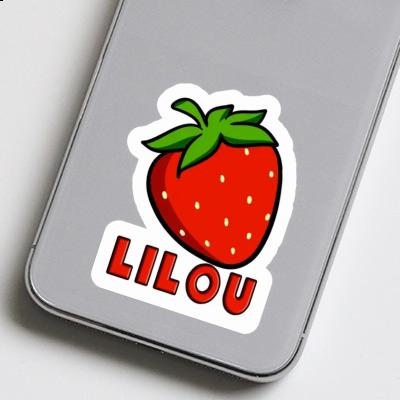 Lilou Autocollant Fraise Notebook Lilou Autocollant Fraise Notebook Image