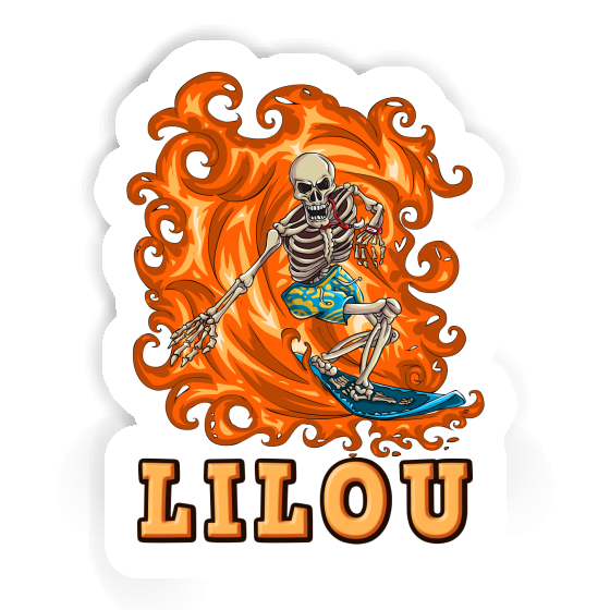 Sticker Surfer Lilou Notebook Sticker Surfer Lilou Gift package Image