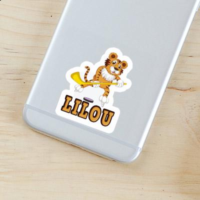 Lilou Sticker Ice-Hockey Player Laptop Lilou Sticker Ice-Hockey Player Laptop Image