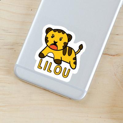 Baby-Tiger Aufkleber Lilou Notebook Image
