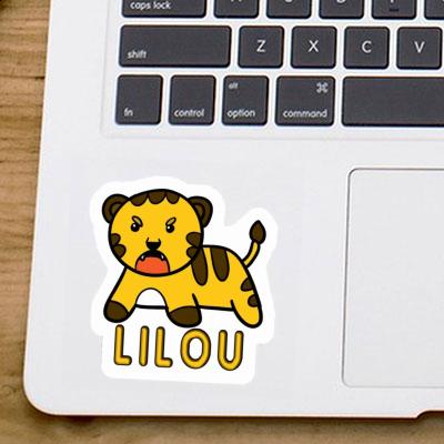 Lilou Autocollant Bébé tigre Laptop Lilou Autocollant Bébé tigre Laptop Image