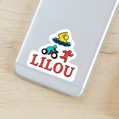 Autocollant Lilou Triathlète Notebook Autocollant Lilou Triathlète Notebook Image