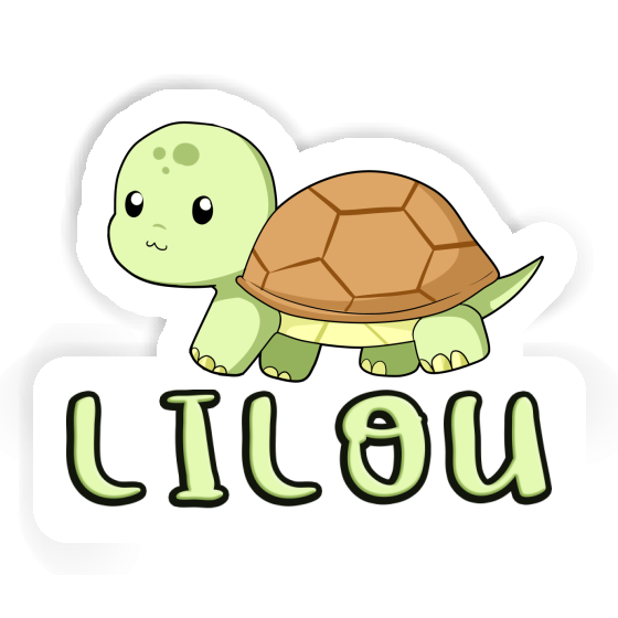 Aufkleber Schildkröte Lilou Notebook Aufkleber Schildkröte Lilou Notebook Image