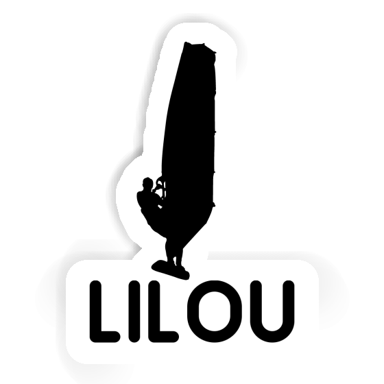 Windsurfer Aufkleber Lilou Laptop Windsurfer Aufkleber Lilou Laptop Image