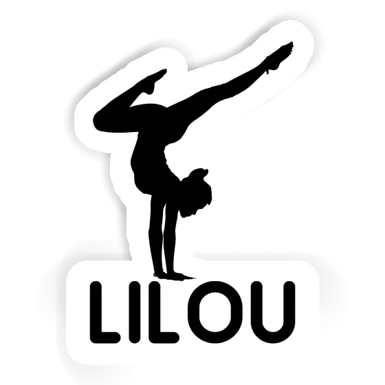 Lilou Aufkleber Yoga-Frau Notebook Lilou Aufkleber Yoga-Frau Notebook Image