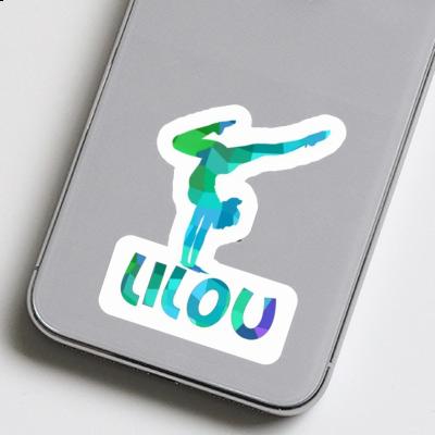 Sticker Lilou Yoga-Frau Notebook Sticker Lilou Yoga-Frau Gift package Image