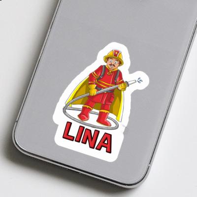 Firefighter Sticker Lina Notebook Firefighter Sticker Lina Gift package Image