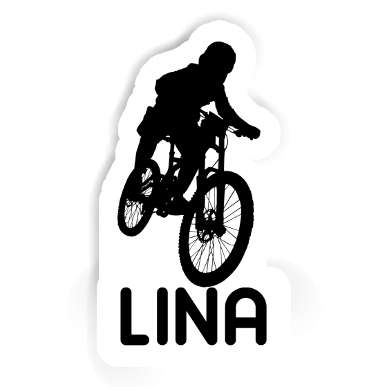 Freeride Biker Sticker Lina Laptop Freeride Biker Sticker Lina Laptop Image