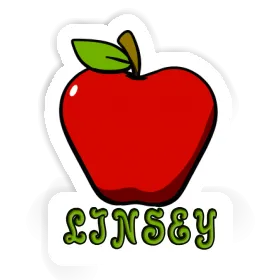 Aufkleber Apfel Linsey Image