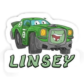 Voiture de course Autocollant Linsey Image