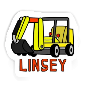Minibagger Aufkleber Linsey Image