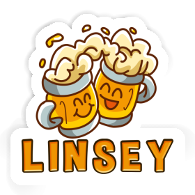 Linsey Autocollant Bière Image