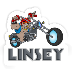 Sticker Linsey Biker Image