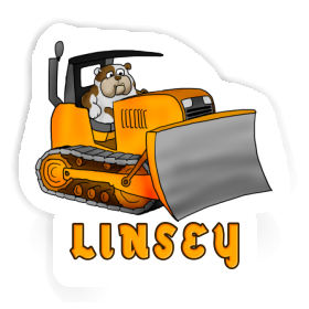 Bulldozer Autocollant Linsey Image