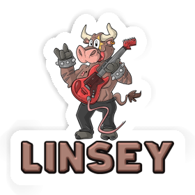 Autocollant Linsey Guitariste Image