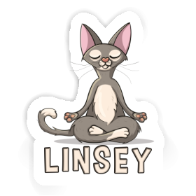 Autocollant Linsey Chat Image