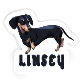 Aufkleber Dackel Linsey Image