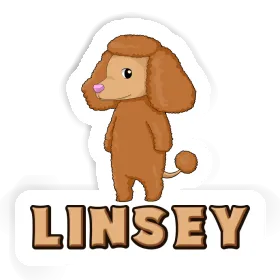Pudel Sticker Linsey Image