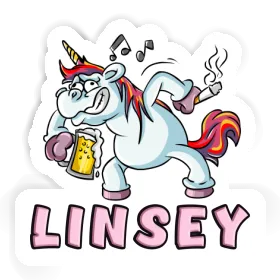 Linsey Sticker Party-Einhorn Image