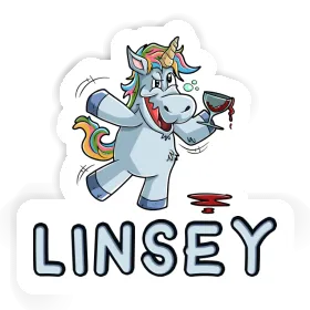 Sticker Weinhorn Linsey Image