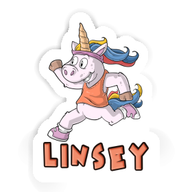 Linsey Autocollant Coureuse Image