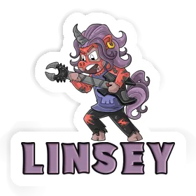 Linsey Sticker Rocking Unicorn Image
