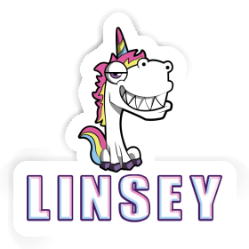 Sticker Linsey Grinning Unicorn Image