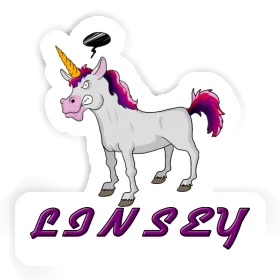 Sticker Linsey Angry Unicorn Image