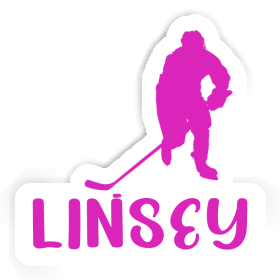 Linsey Aufkleber Eishockeyspielerin Image