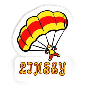 Parachutiste Autocollant Linsey Image