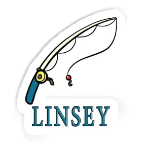 Canne à pêche Autocollant Linsey Image