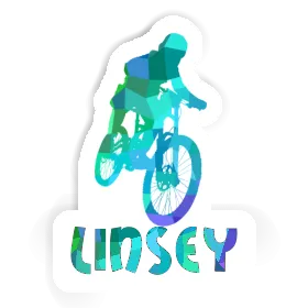 Aufkleber Freeride Biker Linsey Image