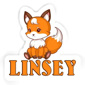 Renard Autocollant Linsey Image