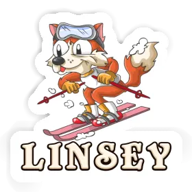 Autocollant Skieur Linsey Image