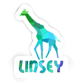 Sticker Linsey Giraffe Image