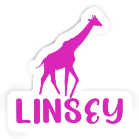 Giraffe Sticker Linsey Image