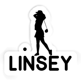 Sticker Linsey Golfer Image