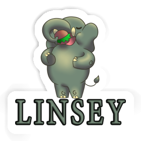 Sticker Elefant Linsey Image